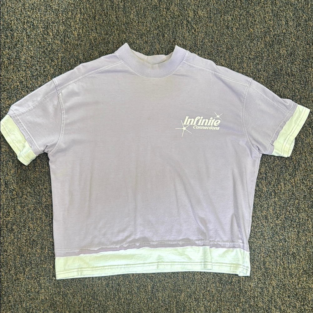 Boohoo man cropped boxy t shirt